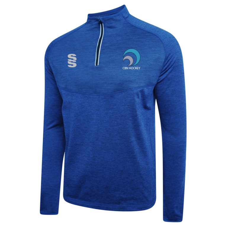 Women's 1/4 Zip Dual Performance Top : Royal